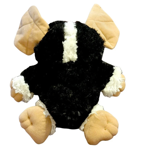 TOY FACTORY Gremlins The Black Mogwai Mohawk Black White Stripe 10" Plush - Picture 2 of 14